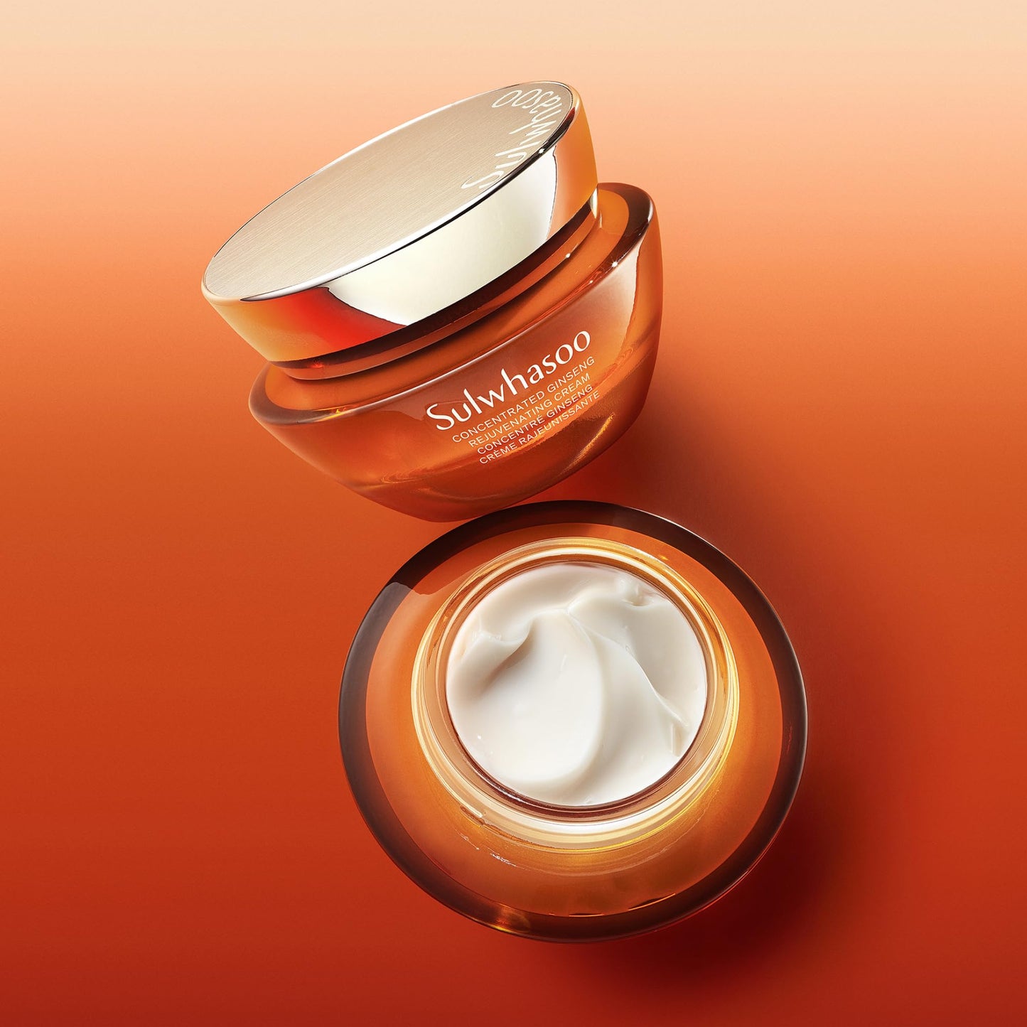 Sulwhasoo Concentrated Ginseng Renewing Cream Set Holiday 2025 - A four-piece ritual featuring full-sized Concentrated Ginseng Rejuvenating Cream and deluxe sizes of our serum and eye cream.
