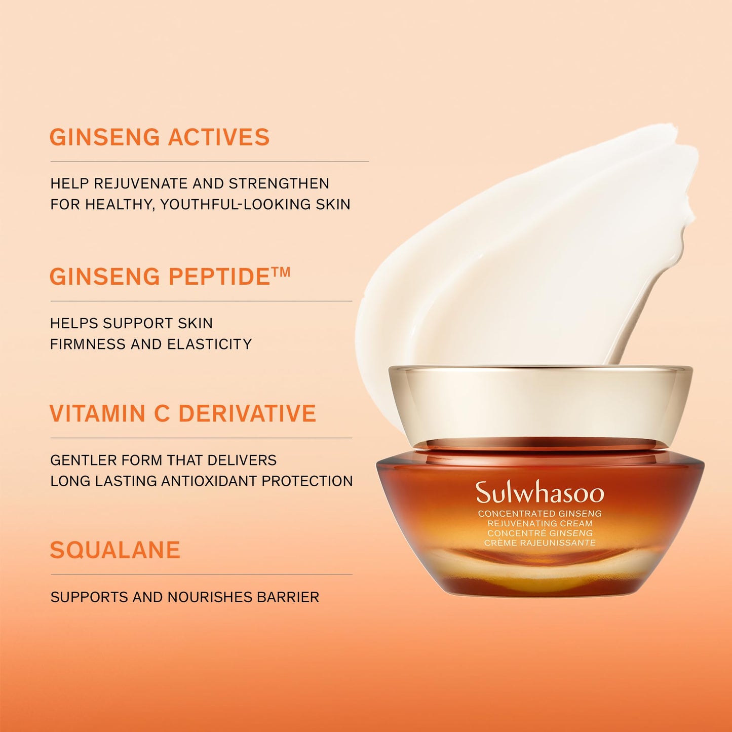 Sulwhasoo Concentrated Ginseng Renewing Cream Set Holiday 2025 - A four-piece ritual featuring full-sized Concentrated Ginseng Rejuvenating Cream and deluxe sizes of our serum and eye cream.