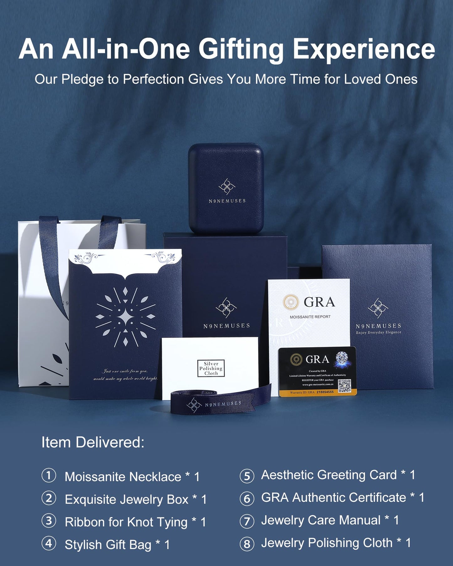 N9NEMUSES Moissanite Heart Pendant Gold Necklaces for Women, 5 Carats Moissanite Sterling Silver Pendant Jewelry, Ideal Anniversary Present or Birthday Gifts for Wife Her Girlfriend Mom Daughter